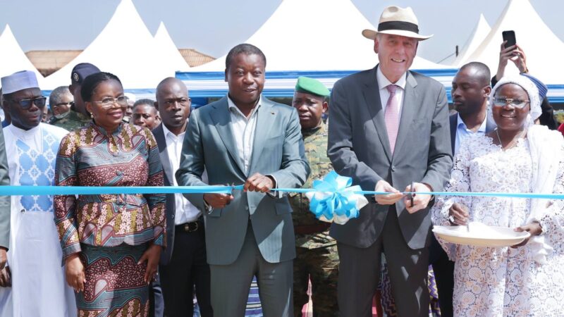 Togo : S.E Faure Gnassingbé inaugure le nouveau Marché Central de Sokodé