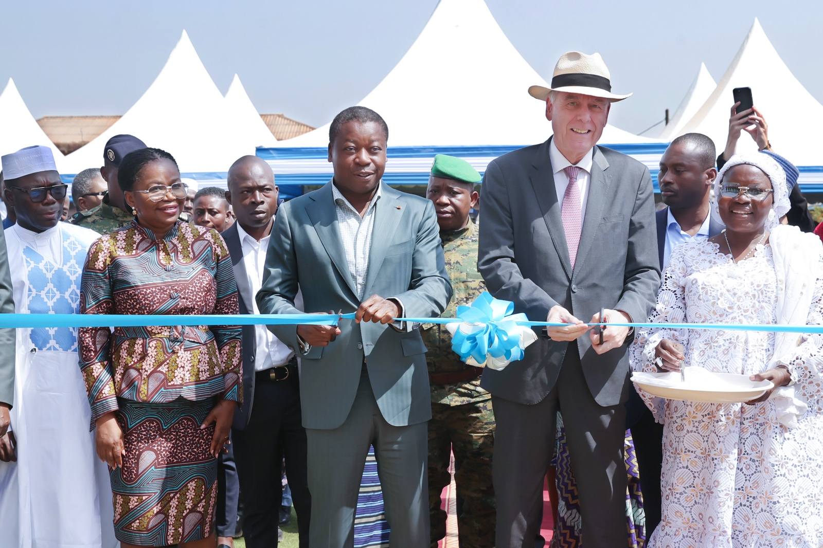 Togo : S.E Faure Gnassingbé inaugure le nouveau Marché Central de Sokodé